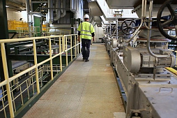 Waste processing plant construction